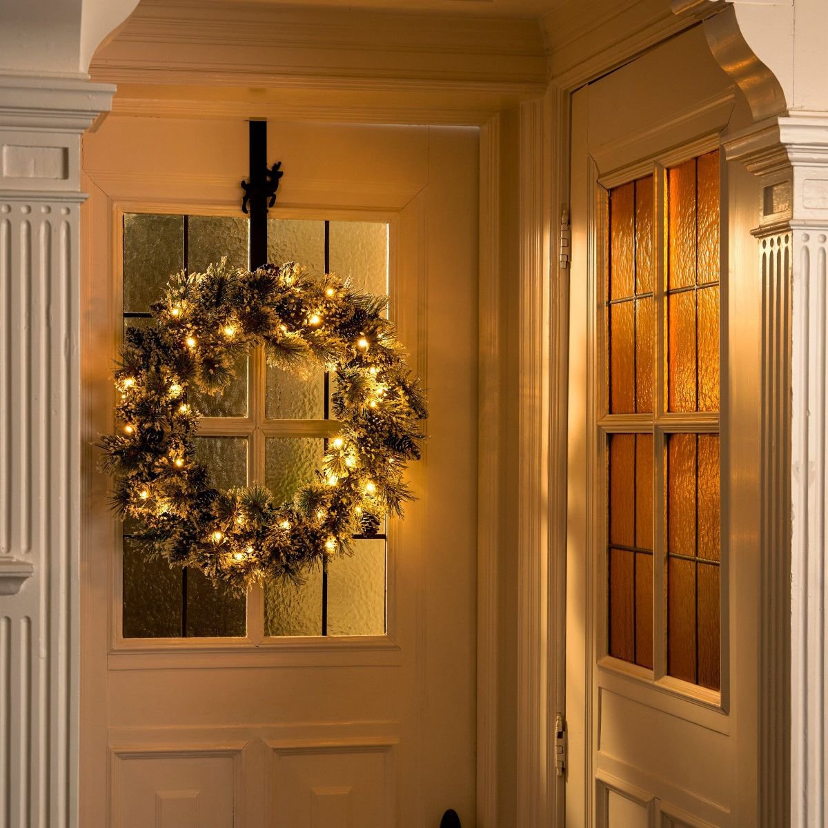 Kerstkrans Vandans Verlicht Groen - Ø 60 cm