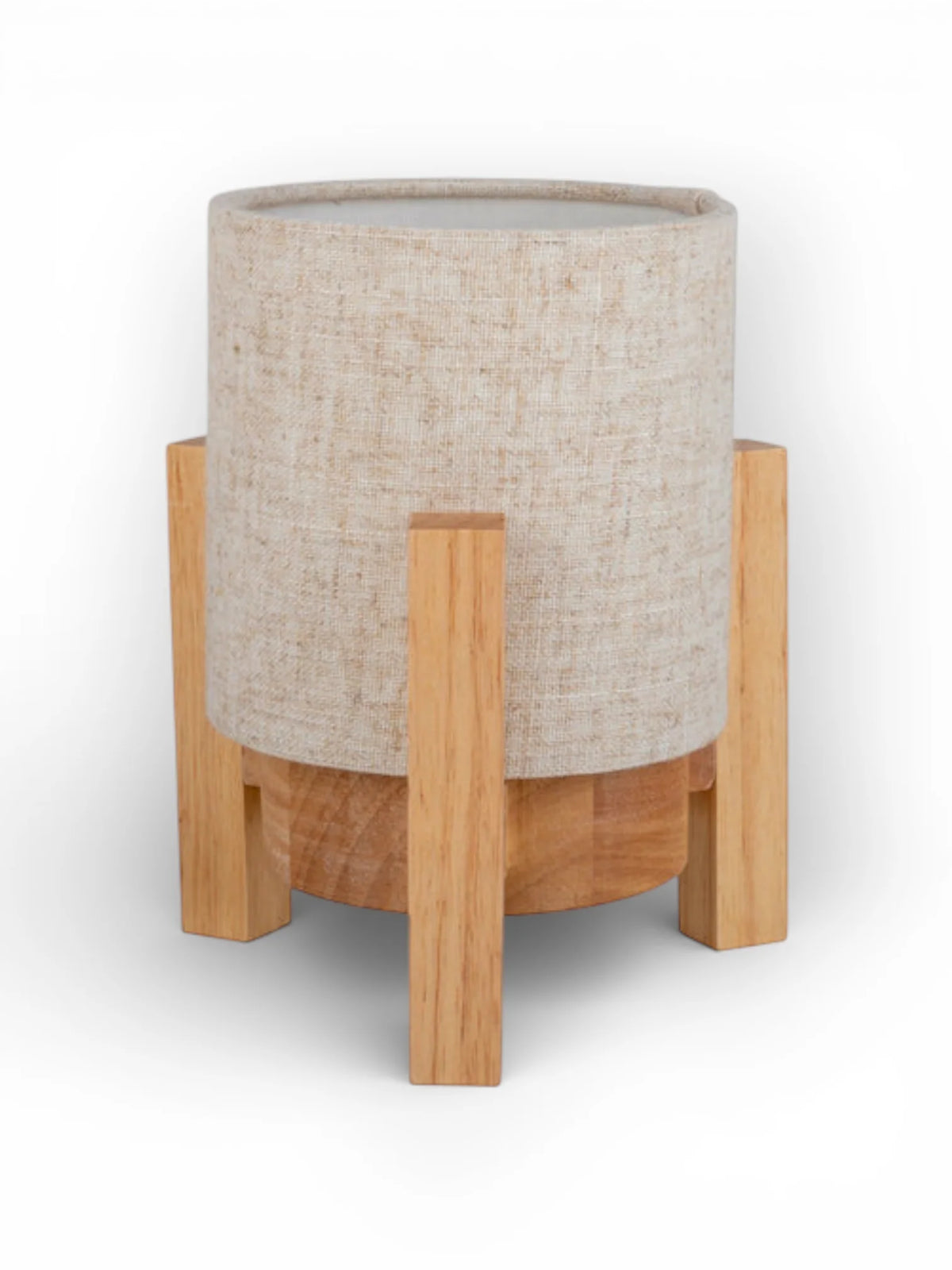 Acculamp Madita Wit/Naturel Touch - 19 cm (Dimbaar)