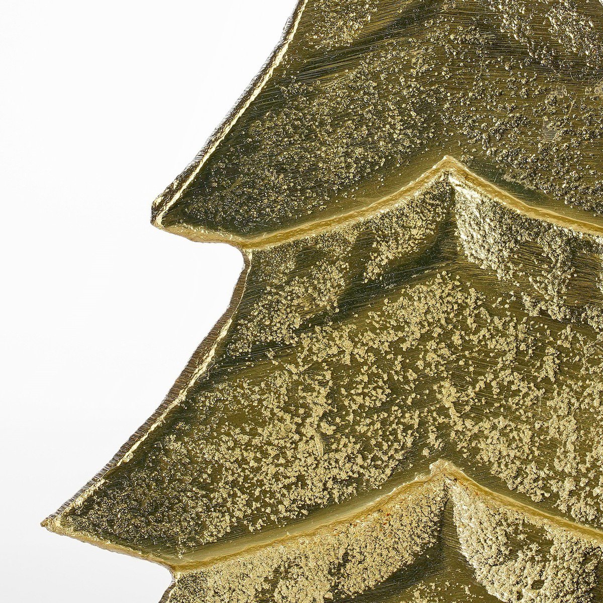 Decoratieve Kerstboom Aluminium/Marmer Champagne - 32 cm