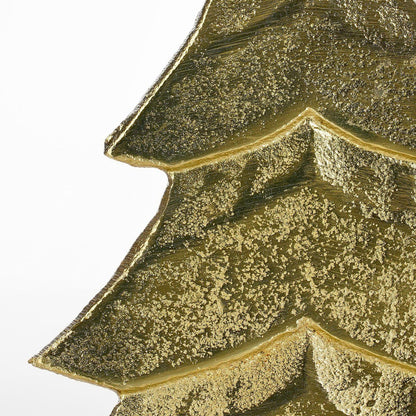 Decoratieve Kerstboom Aluminium/Marmer Champagne - 32 cm