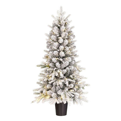 Kunstkerstboom Grimshaw Verlicht Wit - 120 cm