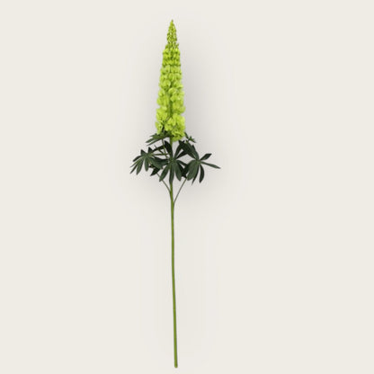 Zijden kunstbloem Lupine groen 105 cm