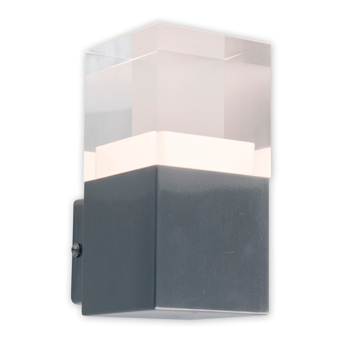LED Buitenlamp Wand Leah Staal