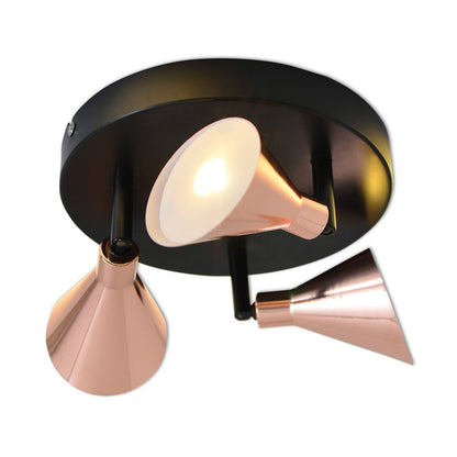 LED Wand - /Plafondlamp Koper - Ø 38 cm (3 - Lichts) - OutHome
