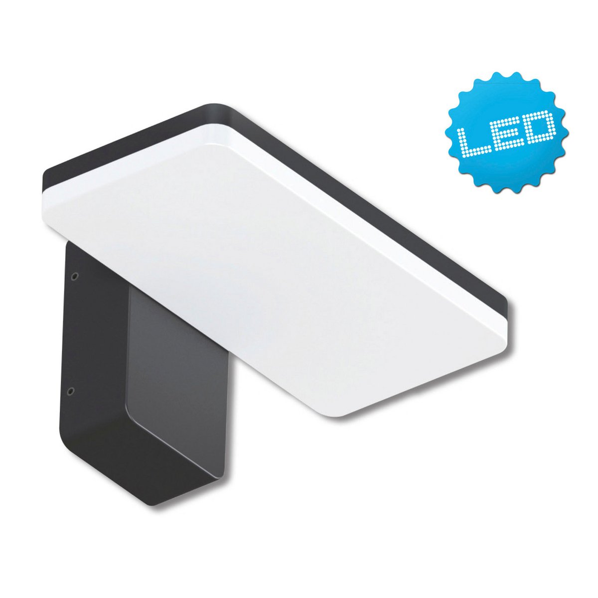 LED Buitenlamp Wand Clair Antraciet