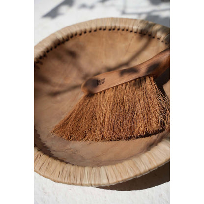 Teakhouten borstel Maha naturel