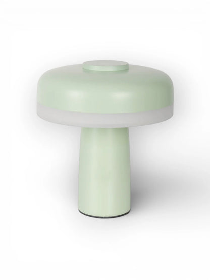 Snoerloze Tafellamp Pilu Mint/Wit - 16,5 cm (Touch/Dimbaar)