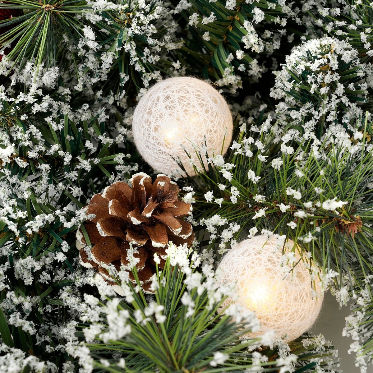 Kerstkrans Kaprun Verlicht Groen - Ø 90 cm