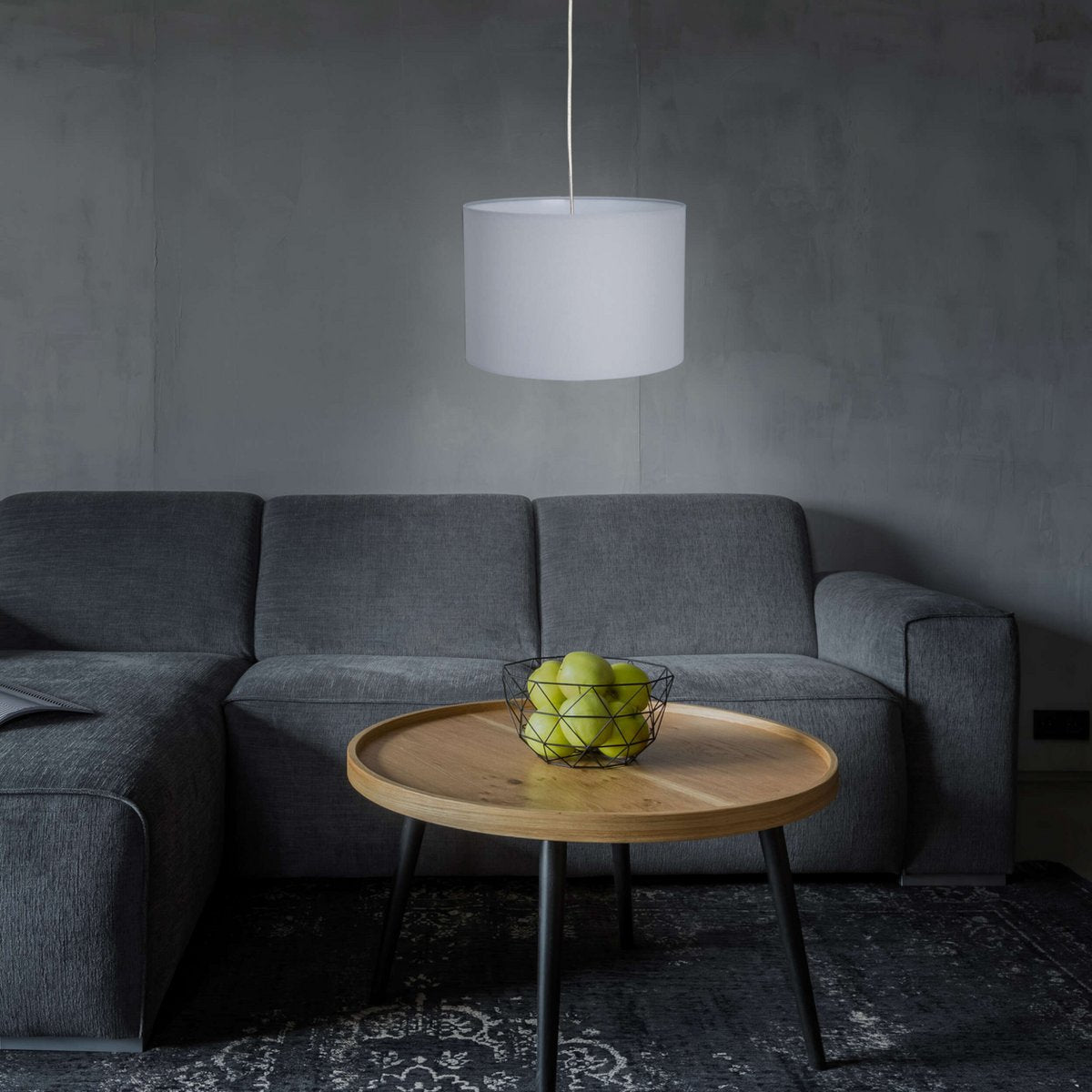 Hanglamp Tom Grijs - Ø 30 cm