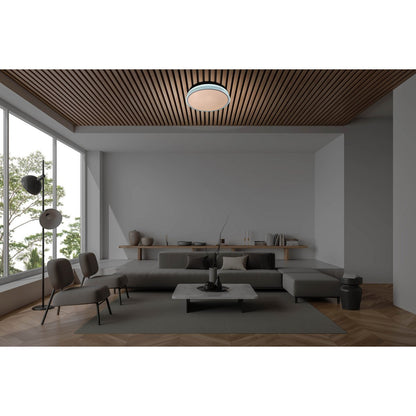 LED Plafondlamp Lola Bruin/Wit - Ø 50 cm (CCT/Nachtlicht)