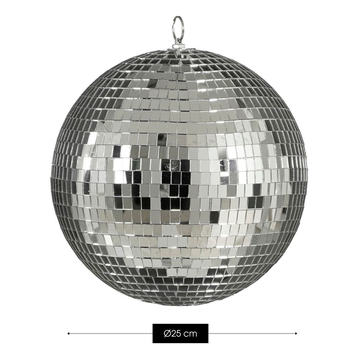 Discobal Spiegelglas Zilver - Ø 25 cm