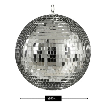 Discobal Spiegelglas Zilver - Ø 25 cm