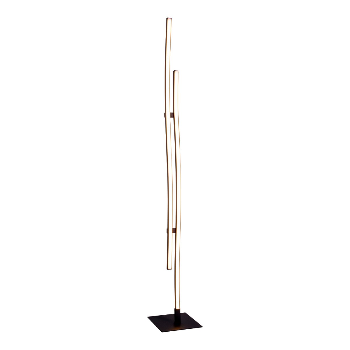 LED Vloerlamp Onda Zwart - 130 cm