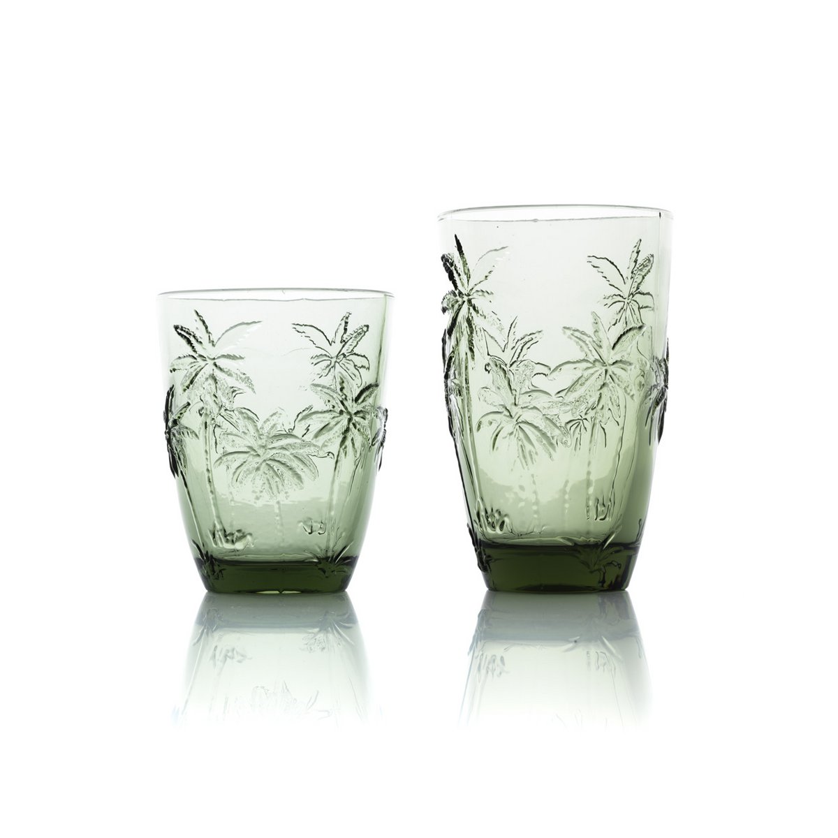 Gerecycled highballglas Palm Breeze groen