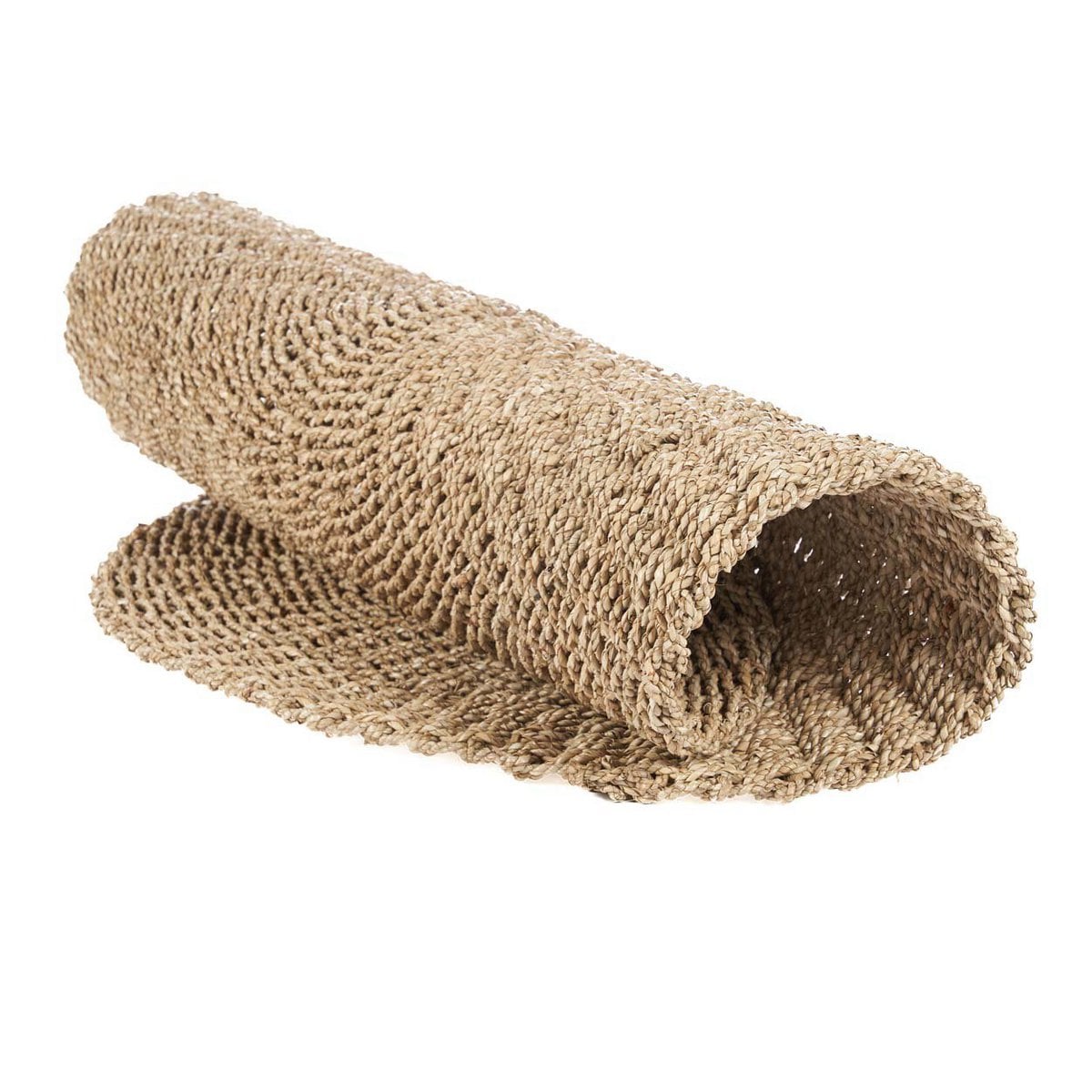 Rond sisal tapijt naturel