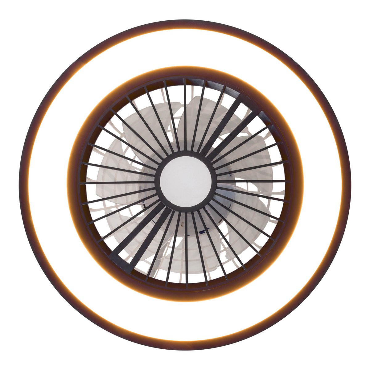LED Plafondlamp + Ventilator Arrioso - Ø 54 cm