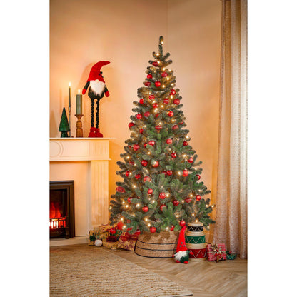 Kerstballen Gerecycled Polystyreen Rood (60 stuks) - Ø 7 cm