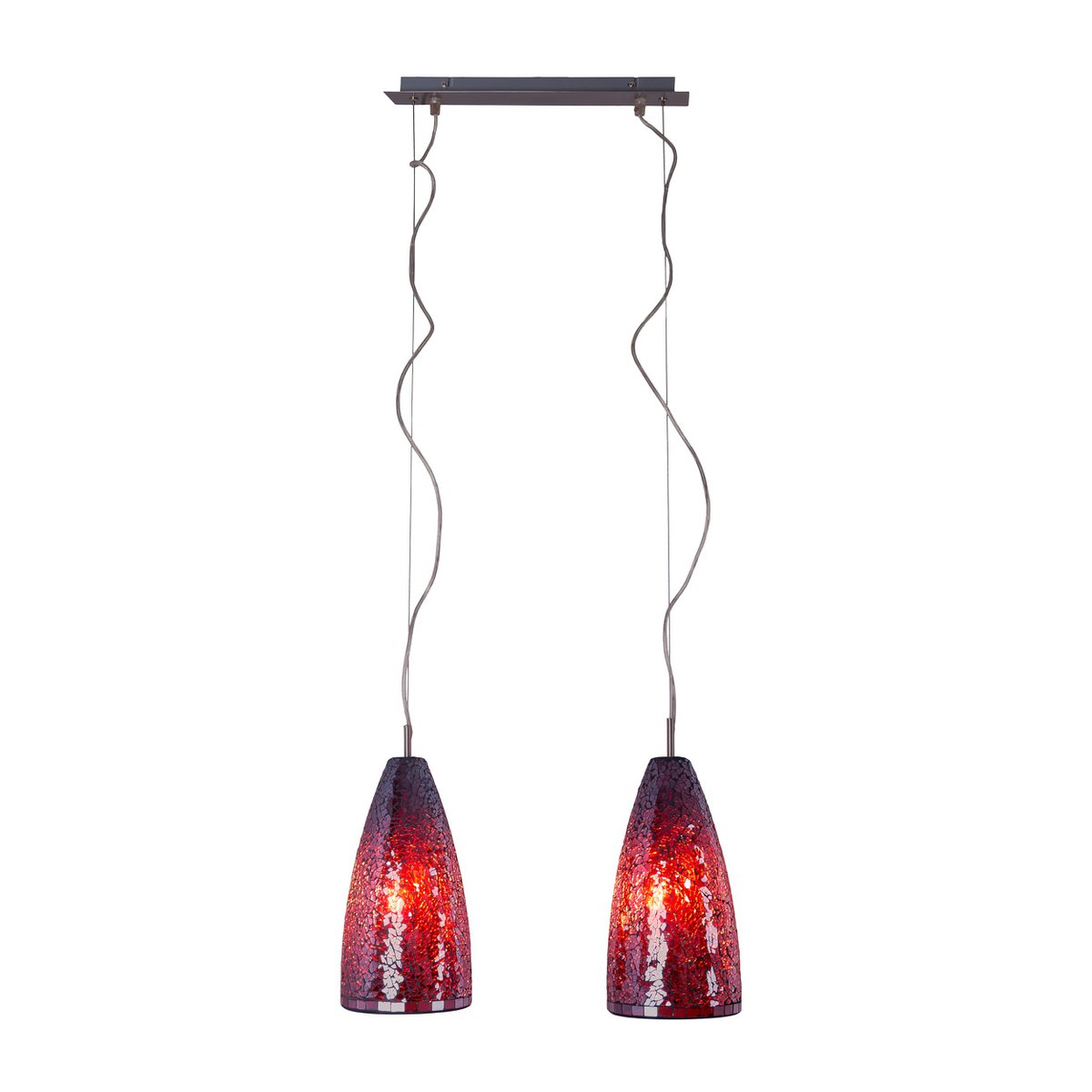 Glazen Hanglamp Individu 2-Lichts