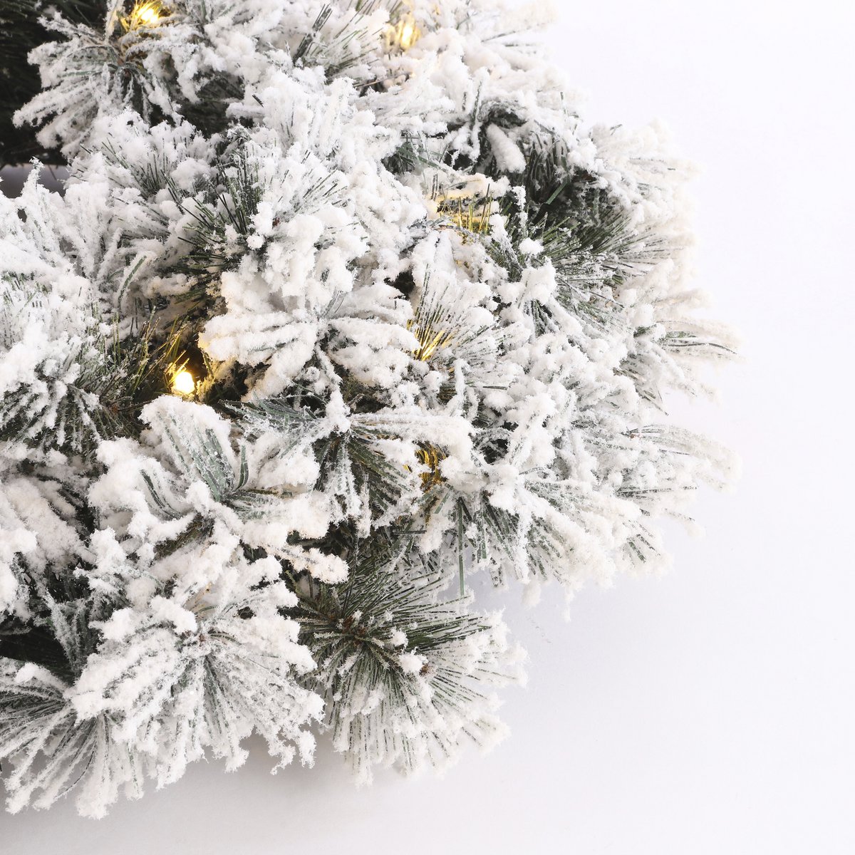 Kerstkrans Dinsmore Verlicht Groen - Ø 60 cm