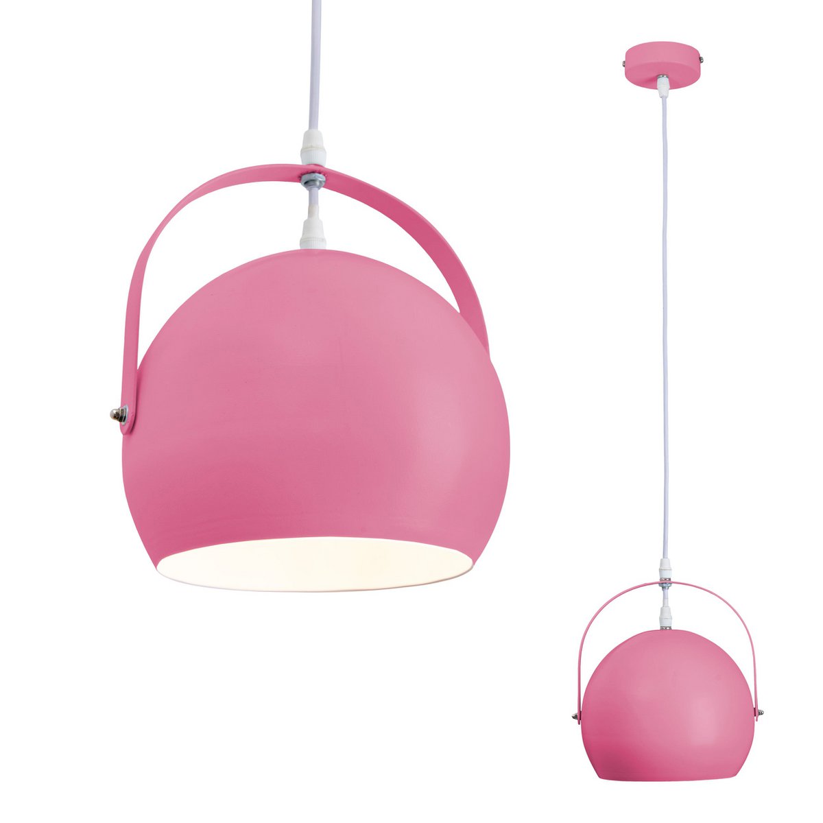 Hanglamp Colorado Roze Metaal - Ø 25 cm (E27)