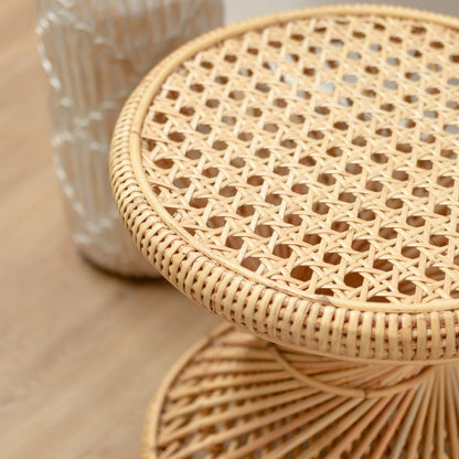 Salontafel Rotan Luhu Beige - Ø 45 cm
