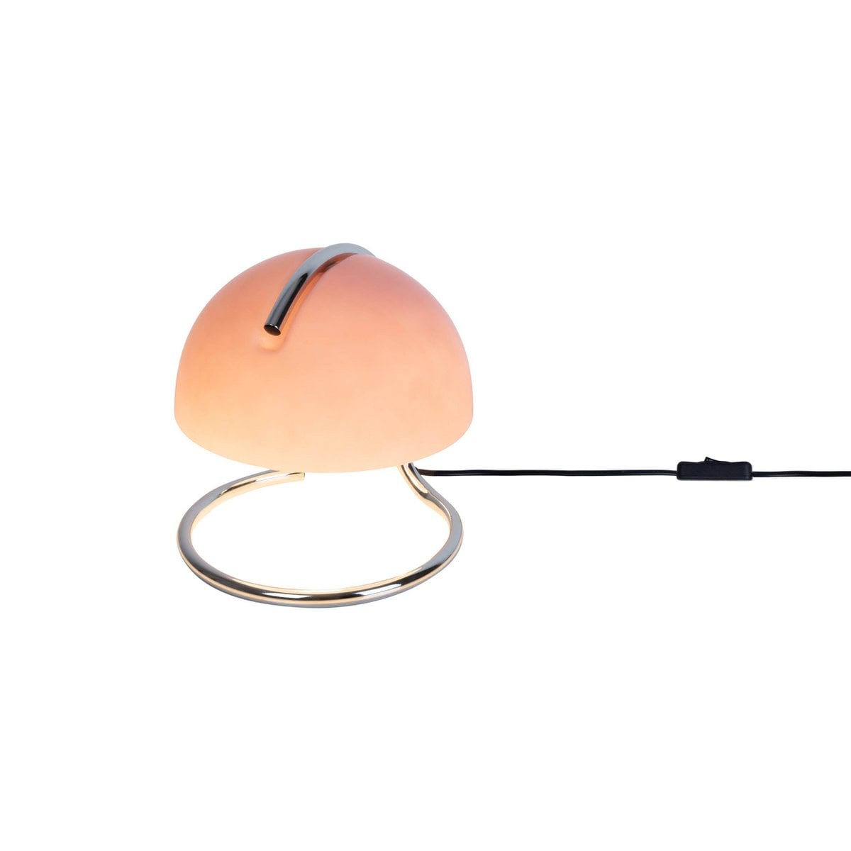 Tafellamp Burano Roze/Roze Glas - 25 cm (E27)