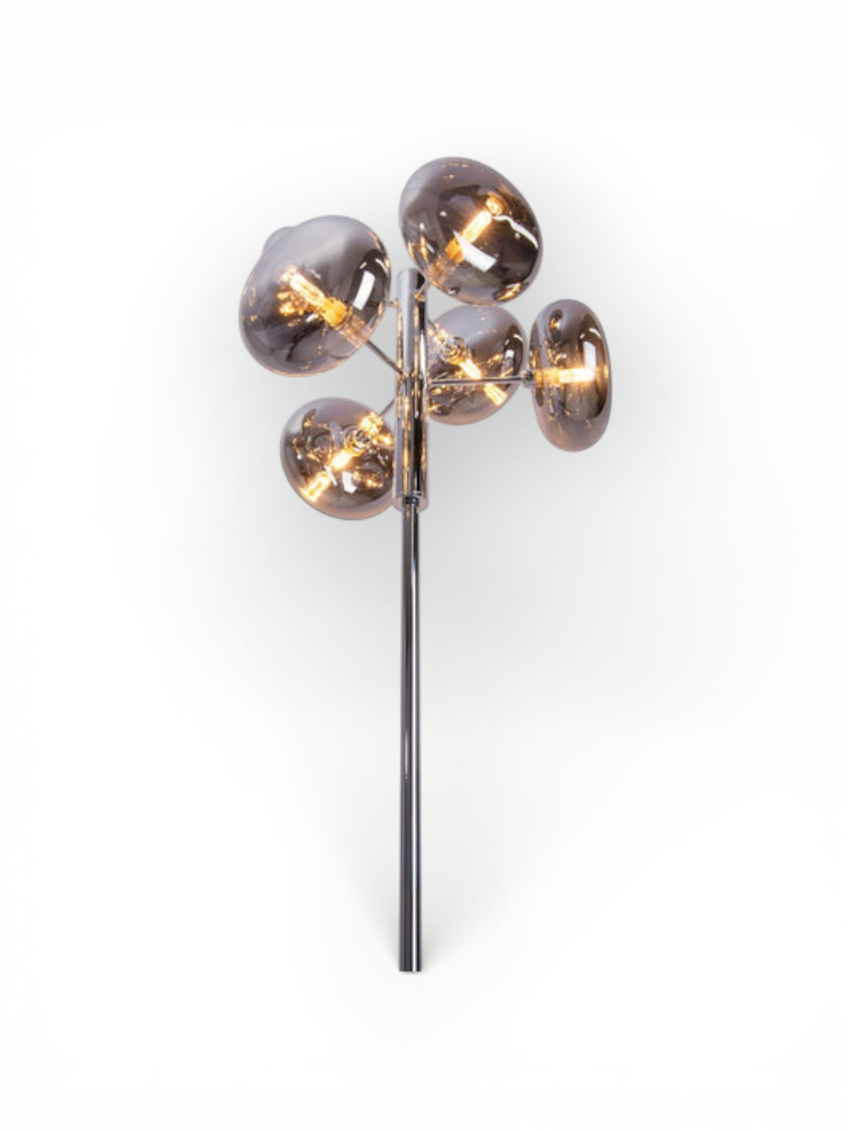 Vloerlamp Orion Rookglas