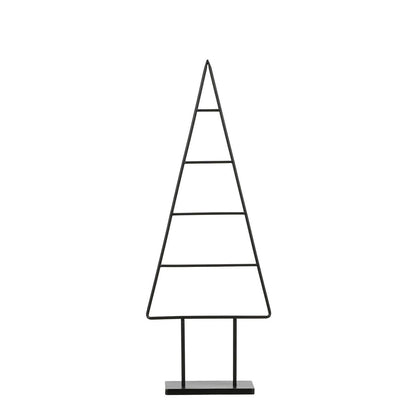 Decoratieve Kerstboom IJzer Zwart - 90 cm