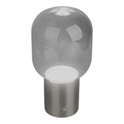 Snoerloze Tafellamp Albero Chroom/Glas - 25 cm (Touch)