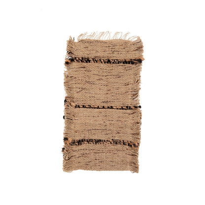 Katoenen bestekhouder Oh My Gee beige/zwart