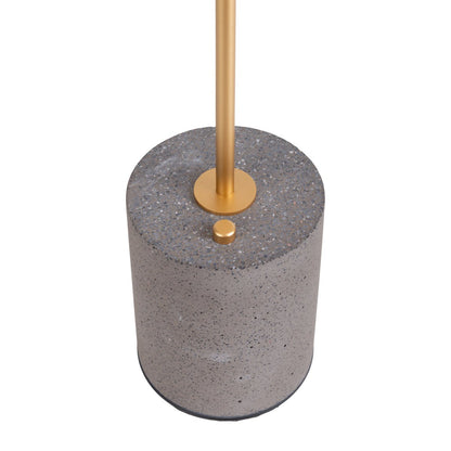 Acculamp Seta Grijs Metaal/Beton - 30 cm