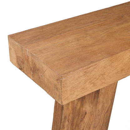 Teakhouten consoletafel Stance naturel