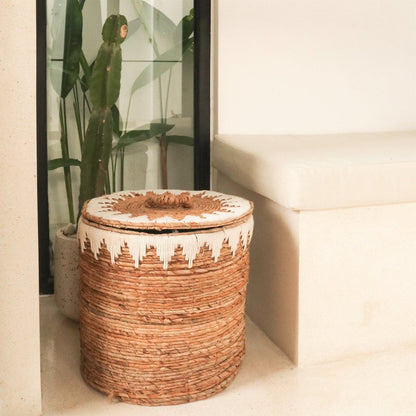 Wasmand Empat Bananenvezel Macramé (2 maten)
