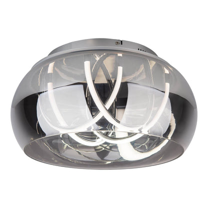 LED Plafondlamp Malou Rookglas - Ø 45 cm