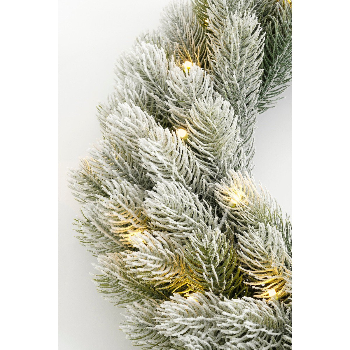 Kerstkrans Nagoya Verlicht Groen - Ø 45 cm