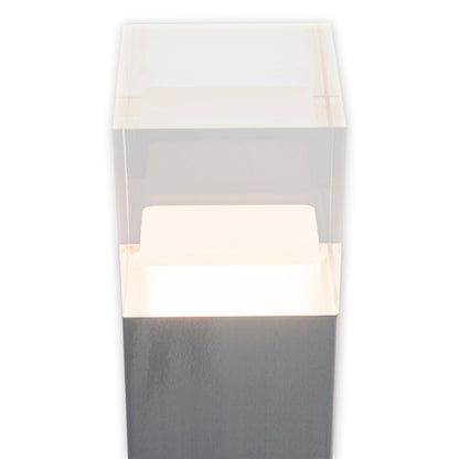 LED Buitenlamp Sokkel Leah Staal