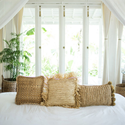 Sierkussen Gandi Raffia