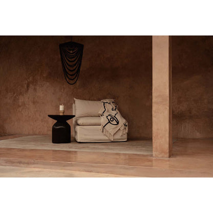 Bedsprei The evil eye zwart