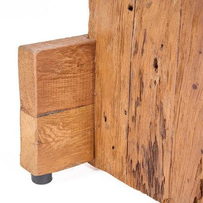 Teakhouten kruk Block naturel