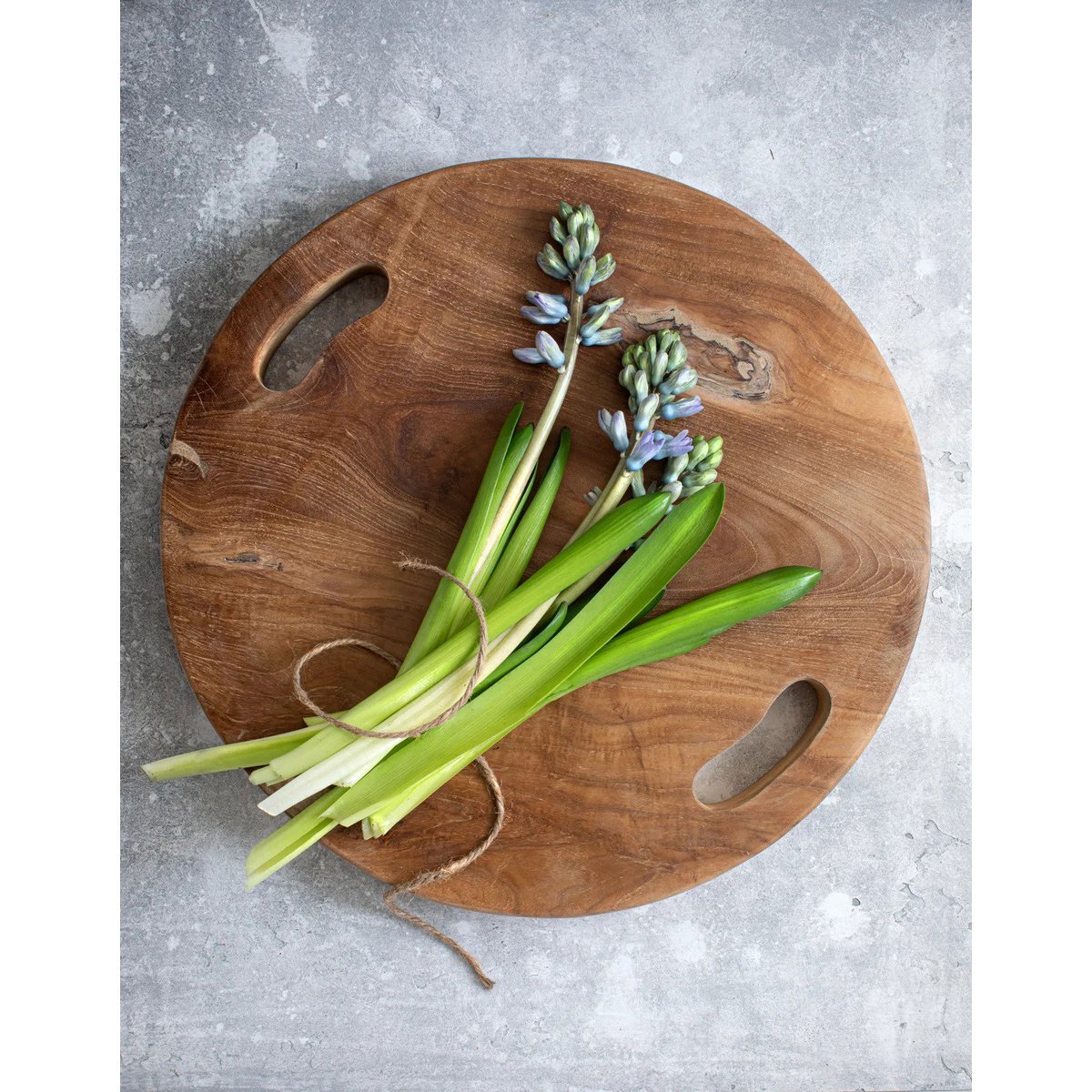 Teak dienblad Root tray naturel - M - OutHome