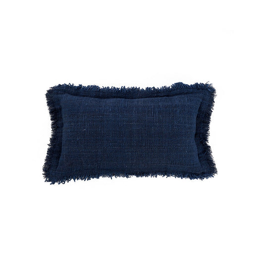 Katoenen kussenhoes Azure indisch blauw - 30 x 50 cm