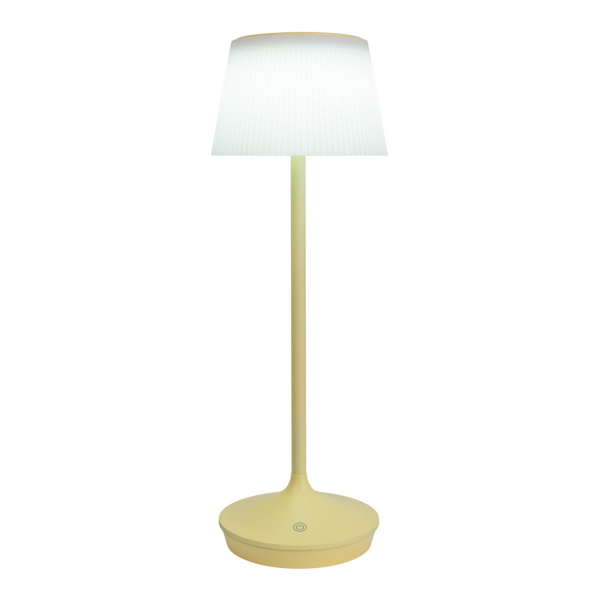 Solar Tafellamp Emmi Geel/Wit - 38 cm (Dimbaar)