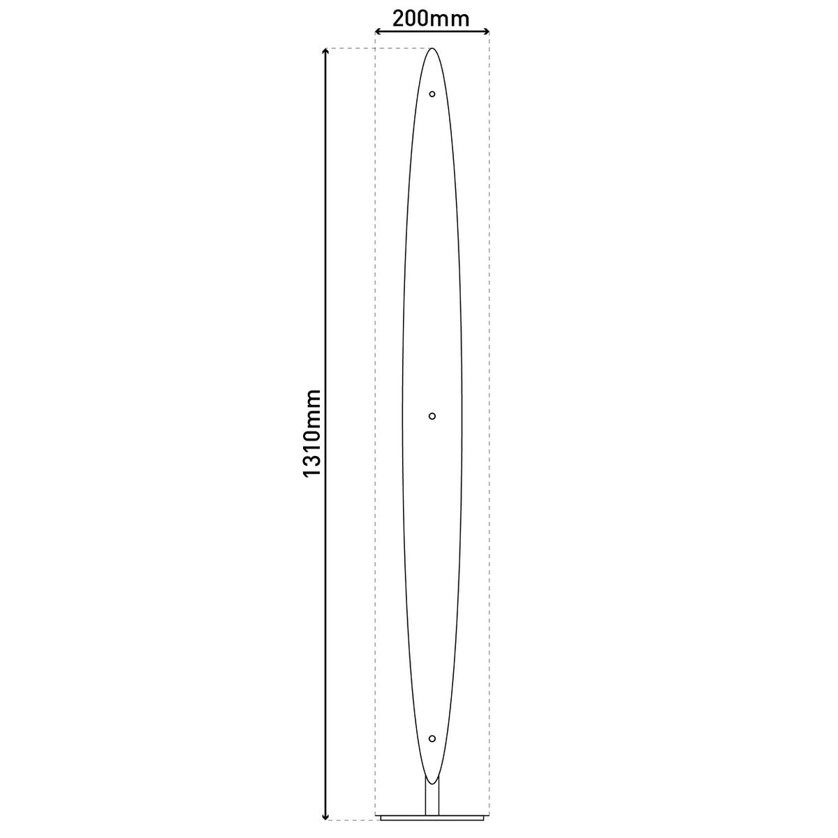 LED - vloerlamp "Surf" - OutHome