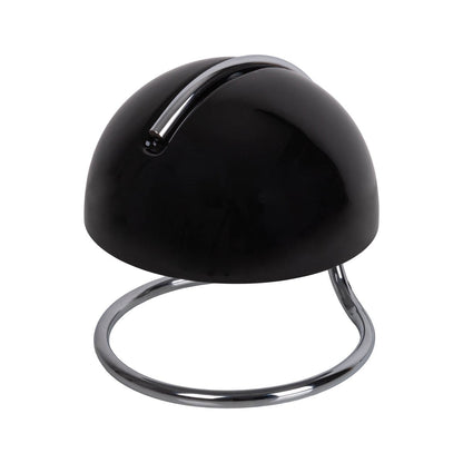Tafellamp Burano Zwart/Zwart Glas - 25 cm (E27)