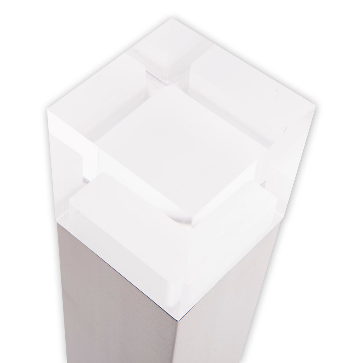 LED Buitenlamp Sokkel Leah Staal