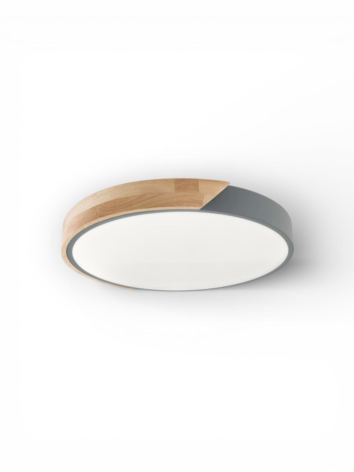 LED Plafondlamp Borneo Grijs - Ø 31 cm