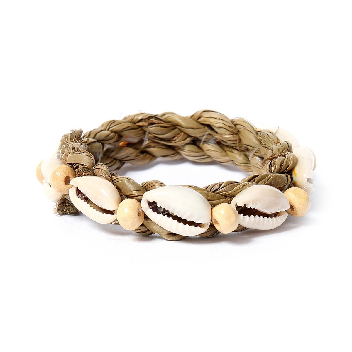 Raffia servetring Schelp naturel - OutHome