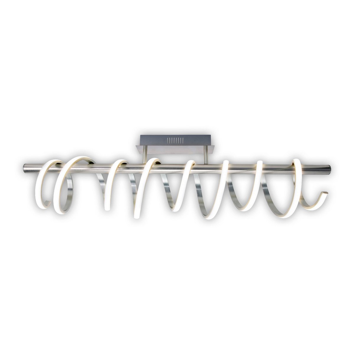 LED Plafondlamp Belleza Nikkel/Wit - 100 cm