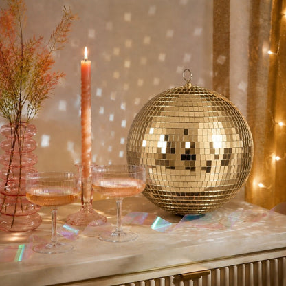 Discobal Spiegelglas Champagne (1 stuk) - Ø 25 cm