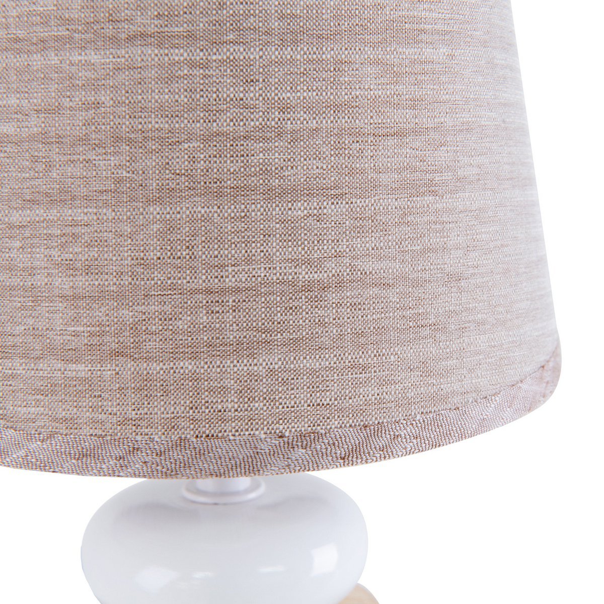 Keramische tafellamp "Stoney", keramische tafellamp in bruin, met E14 - aansluiting, tafellamp voor eetkamer, woonkamer, gang of kantoor, of als een bedlamp, 31 cm hoog - OutHome